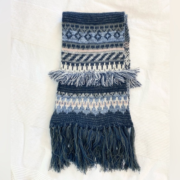 NWT American Eagle Fringed Knit Scarf - Picture 8 of 10